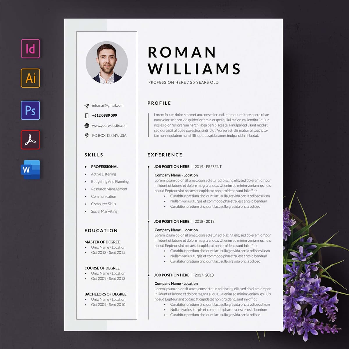 Artificial intelligence optimizing tech resume