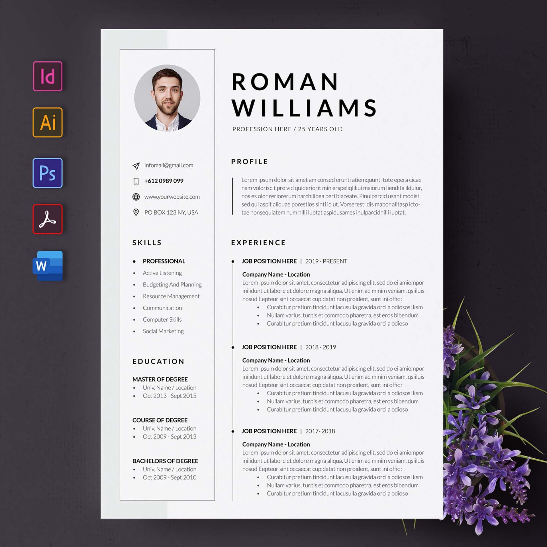Artificial intelligence optimizing tech resume